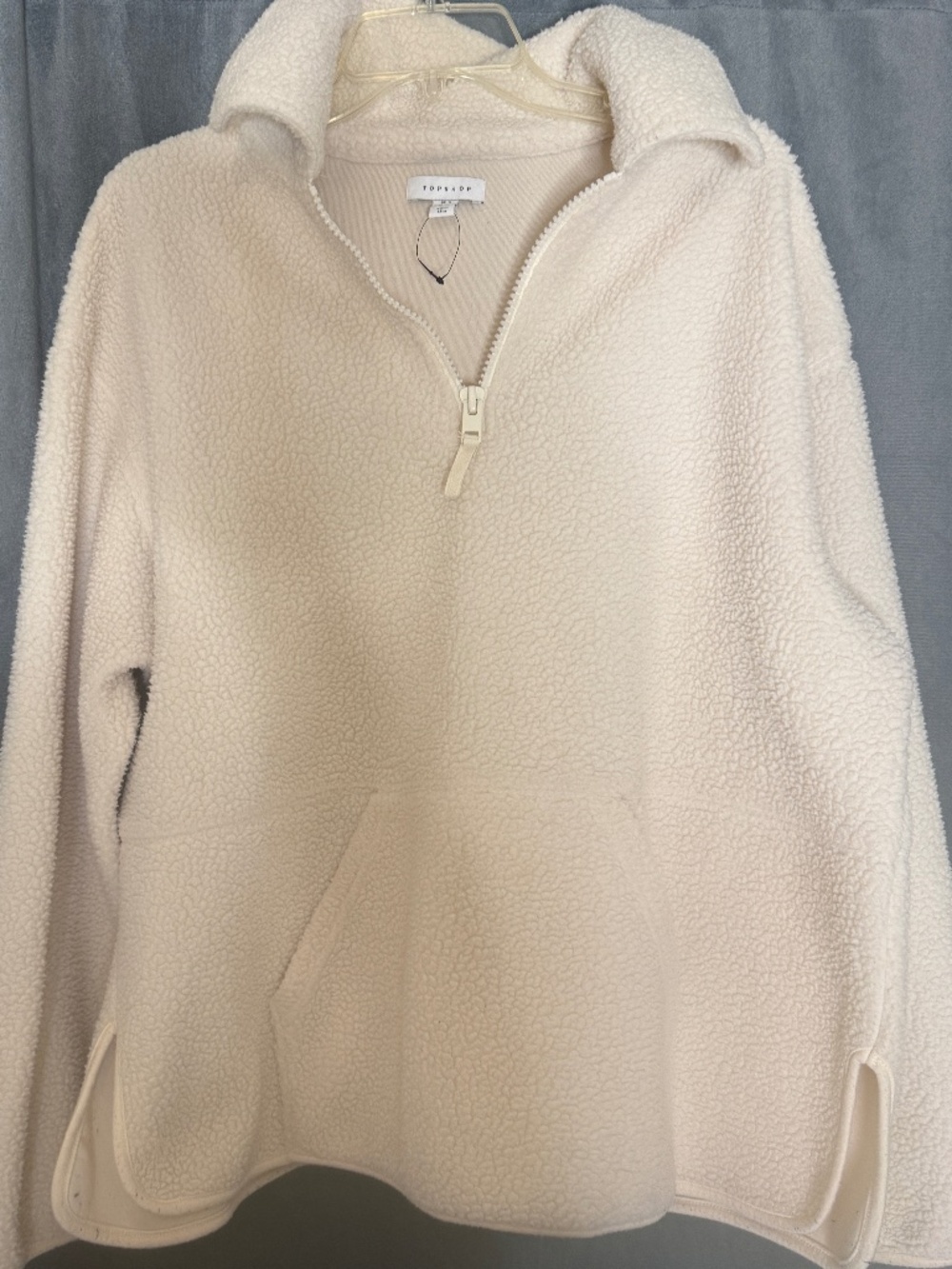 Topshop Fleece Pullover Size Small
